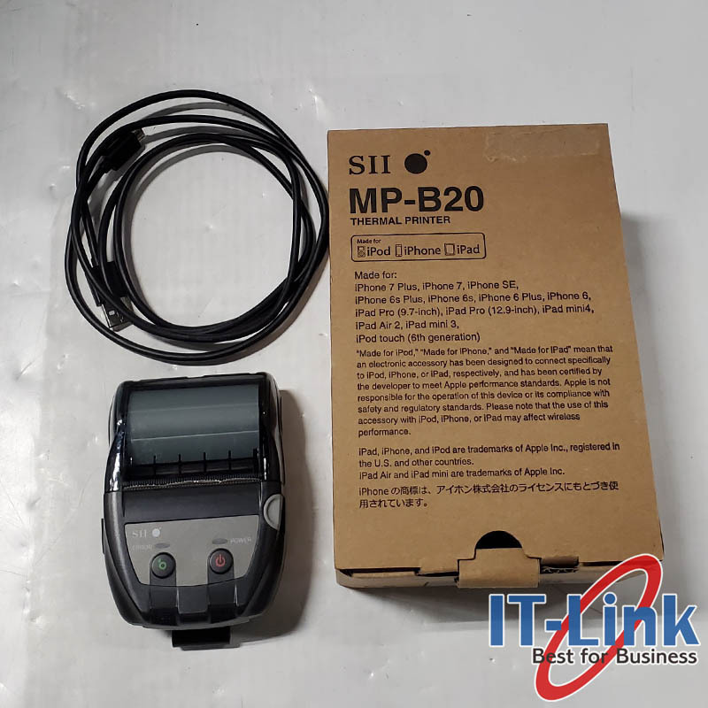 【新品未使用品】SII MP-B20 サーマルプリンター 本体 MP-B20 モバイルプリンター本体 – SIIプリンターオンラインストア