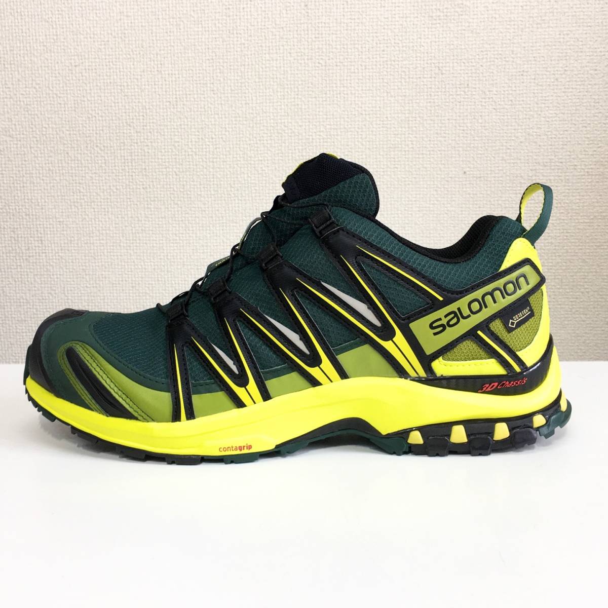 室内試し履き程度の美品】SALOMON サロモン XA PRO 3D 28.0cm グリーン