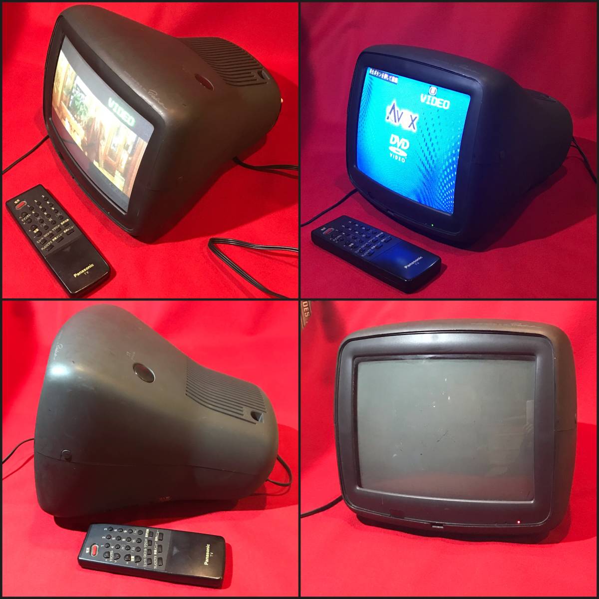 昭和レトロ】 稼働ブラウン管パナソニック 家具調テレビ TH-7700