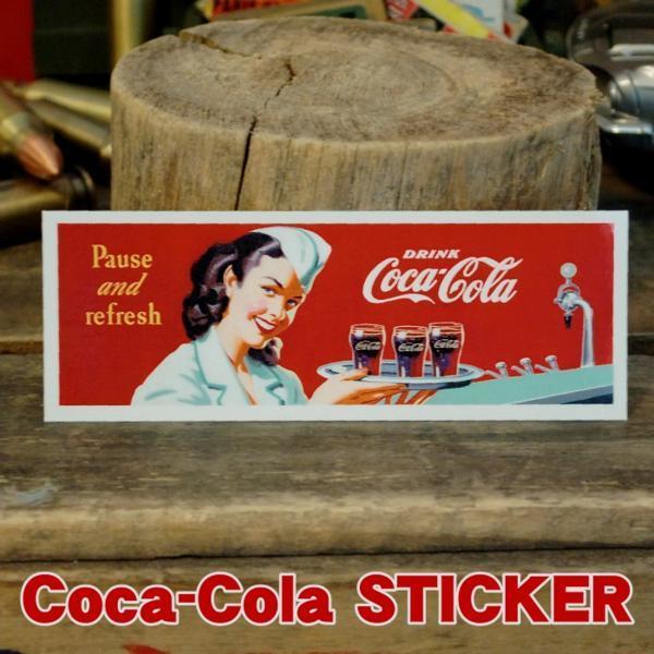 新品 Coca Cola 筆記体 ロゴ パーラーイラスト ステッカー コカコーラ コーク グラス Ba38 の落札情報詳細 ヤフオク落札価格情報 オークフリー スマートフォン版
