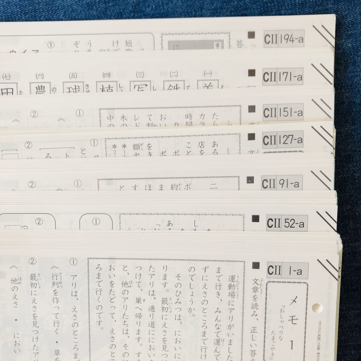 新品】KUMON くもん 公文 国語 CⅡ 1a～200b メモ 5W1H 推薦図書の紹介