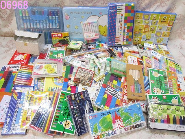 O6968m クレヨン クーピー 色鉛筆 クレパス アート サクラ ぺんてる キャラクター 絵の具 まとめセット の落札情報詳細 ヤフオク落札価格情報 オークフリー スマートフォン版