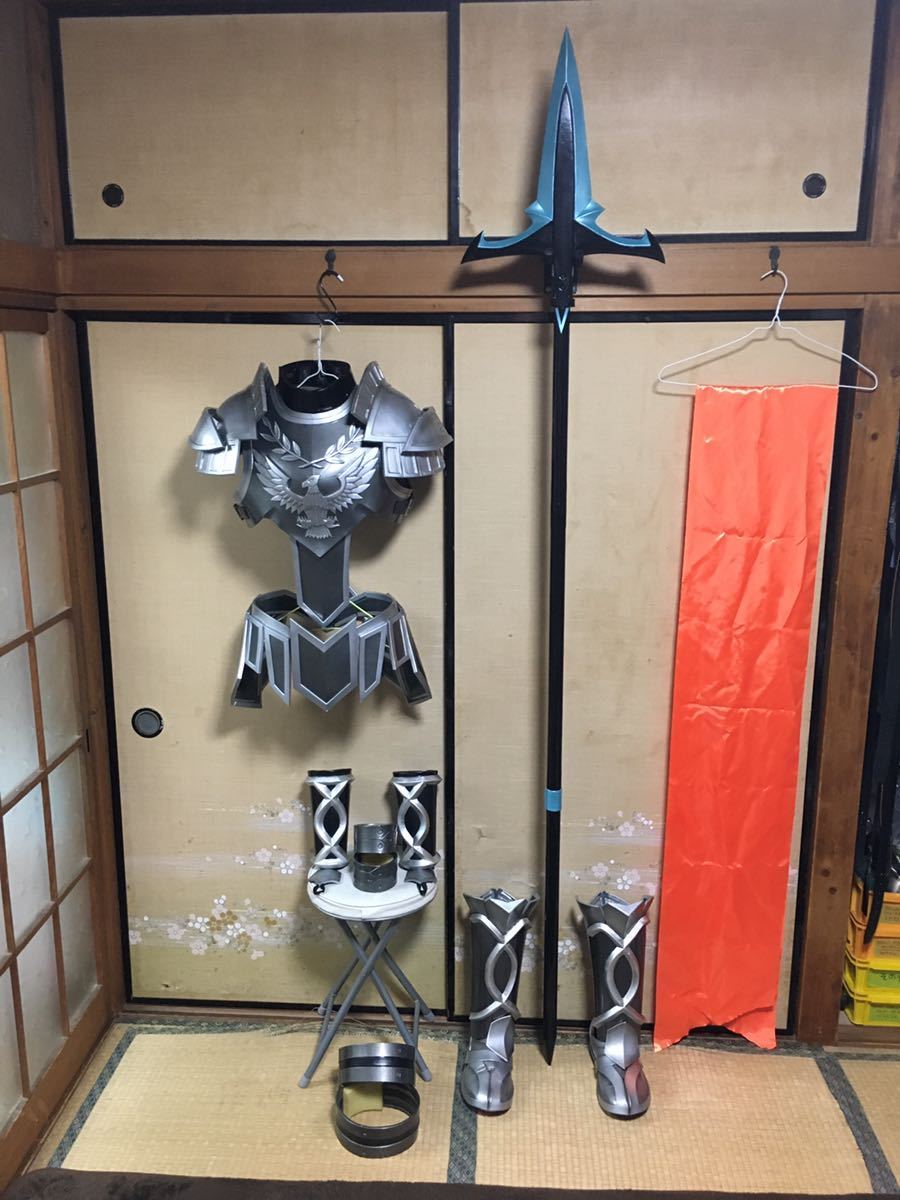 正月特価 アキレウス Fate Apocrypha Fate Grand Order Fgo フェイト アポクリファ 赤のライダー サーヴァント 鎧 槍 スカーフ コスプレ の落札情報詳細 ヤフオク落札価格情報 オークフリー スマートフォン版