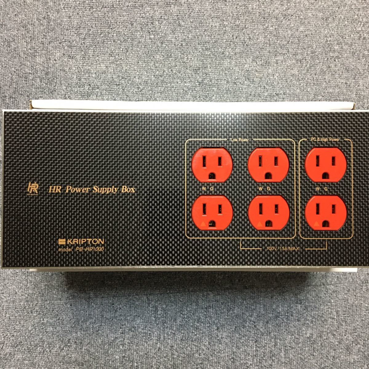 Kripton クリプトン 電源ボックス Pb Hr1000 メーカー保証21年6月まで オーディオアクセサリー銘機賞12グランプリ受賞品 の落札情報詳細 ヤフオク落札価格情報 オークフリー スマートフォン版