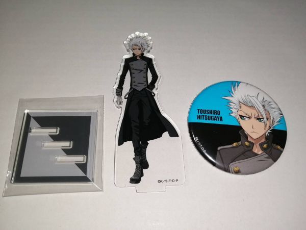 BLEACH COLLABO CAFE HONPO 缶バッジ 日番谷冬獅郎 BLEACH コラボ