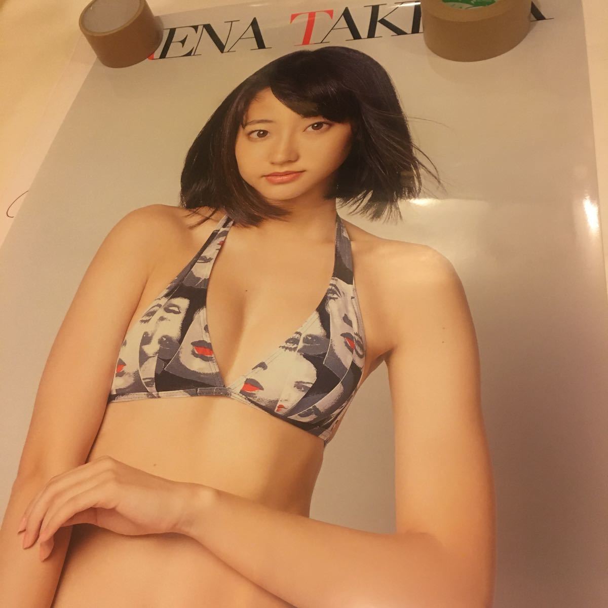 武田玲奈フェイス柄ビキニvithmiconline限定等身大ポスター180cm×60cm