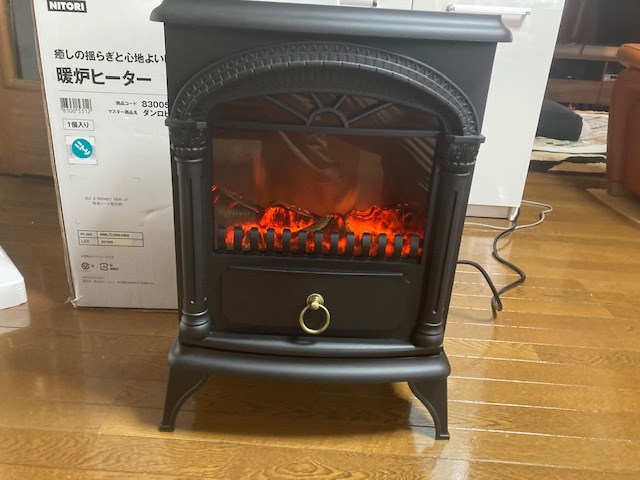 未使用品！！ ニトリ 暖炉型ファンヒーター NTL1000K16 NITORI ☆中古品 NITORI ニトリ 暖炉型ファンヒーター NTL1000K16 2016