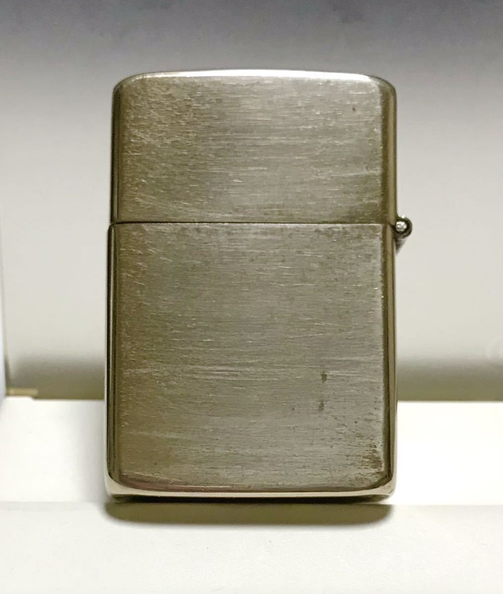 Zippo 1947〜49年製3バレルフリーメイソン 当たん ニッケルシルバー修理品
