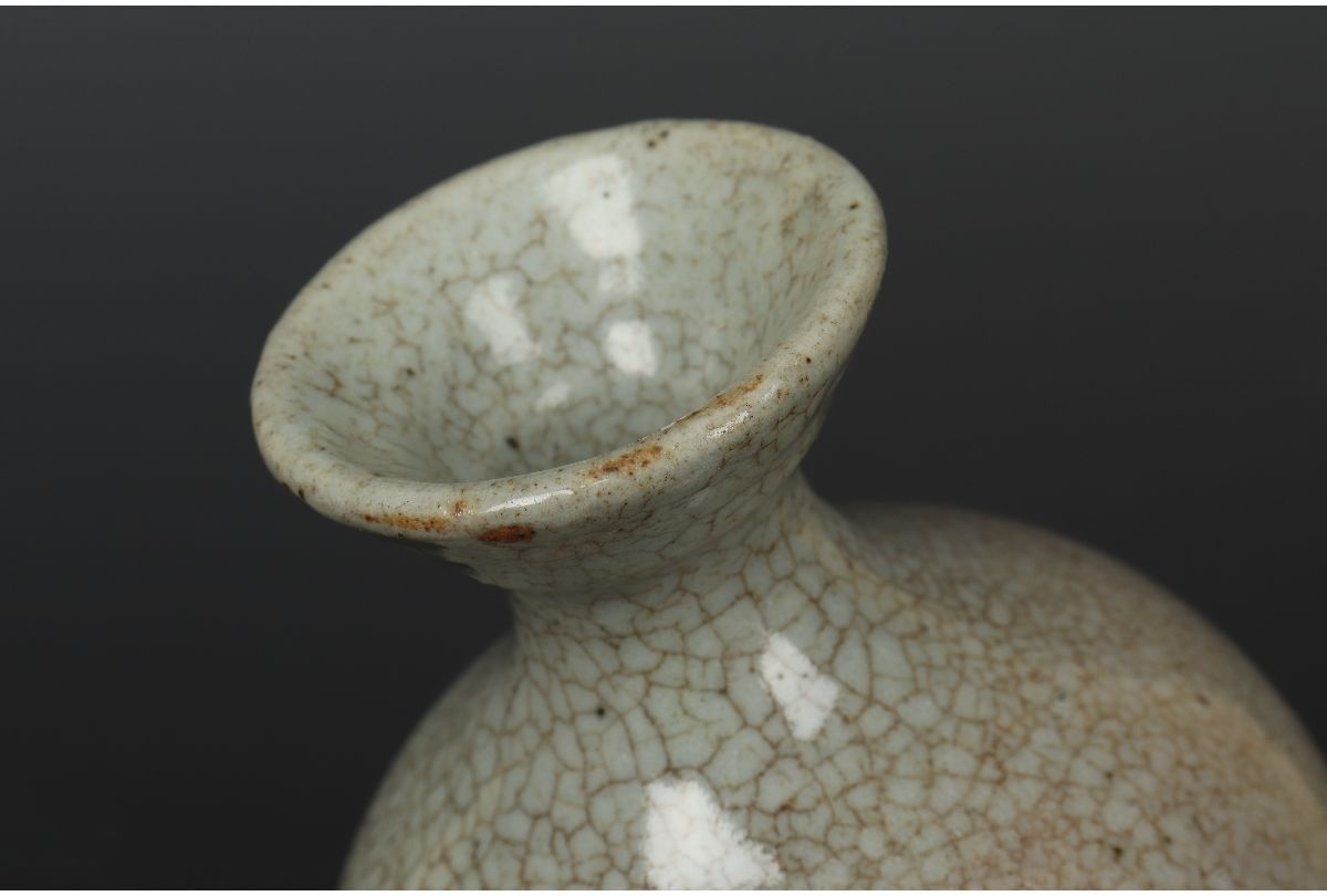 URA]朝鮮美術/李朝井戸徳利/4-1-165(検)骨董/韓国/井戸手/酒器/猪口/盃