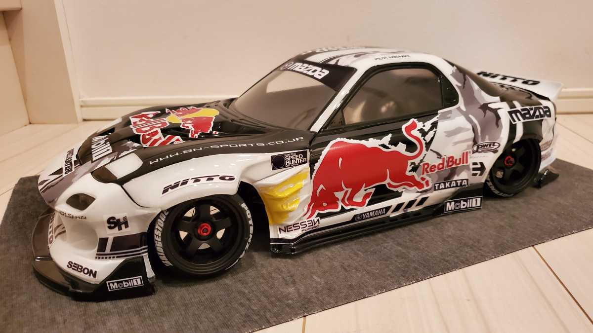 新品】【未走行】ボディのみ FD3S BN Sport 1/10 MAD MIKE仕様 Red