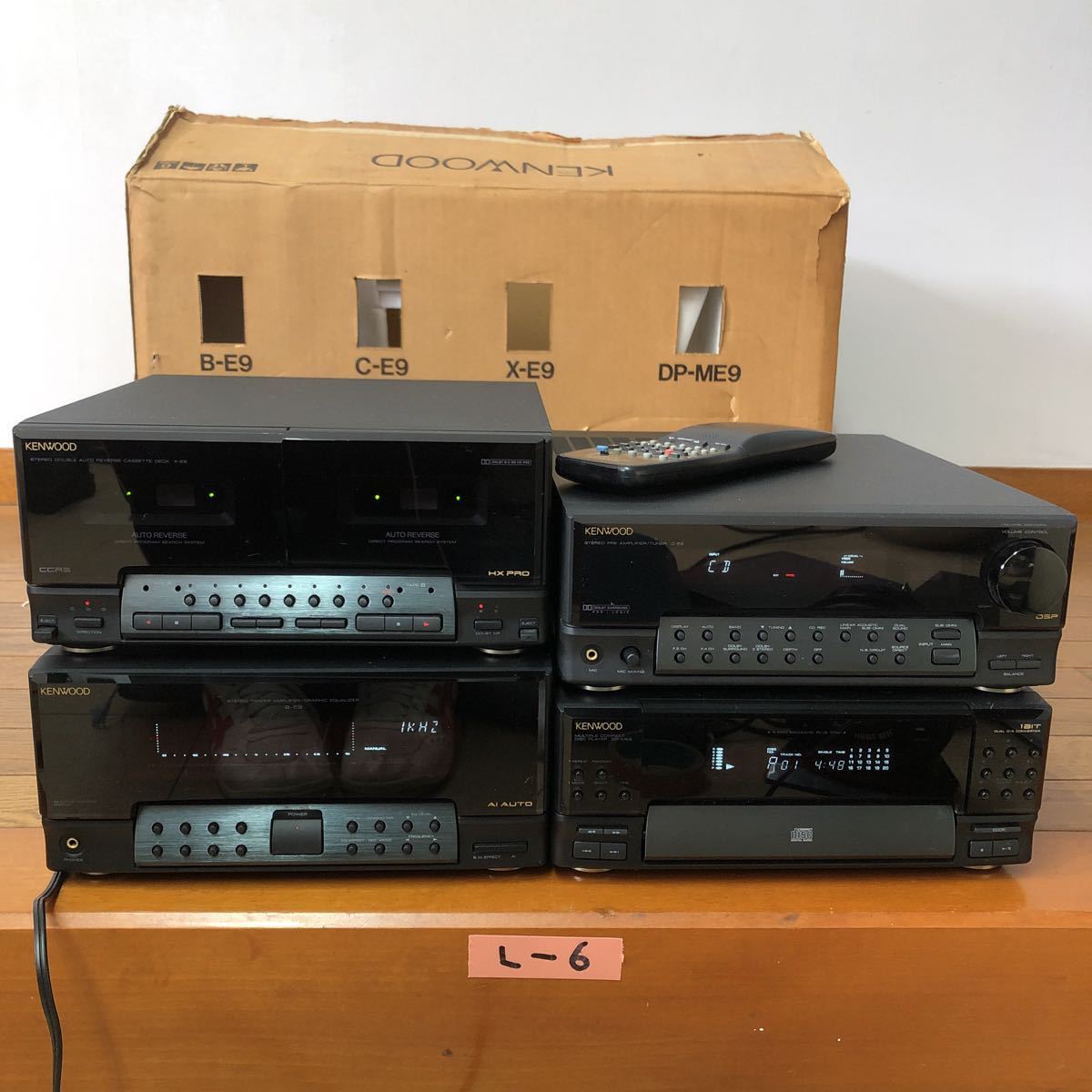 KENWOOD ALLORA XJ7M C-E9/DP-ME9/DP-ME9/X-E9 システムコンポの落札