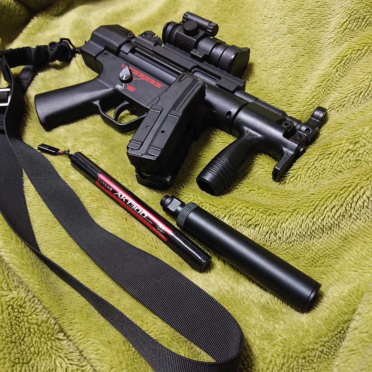 ☆東京マルイ MP5K HC ハイサイクル電動ガン おまけ多数 NEW PRO-SIGHT