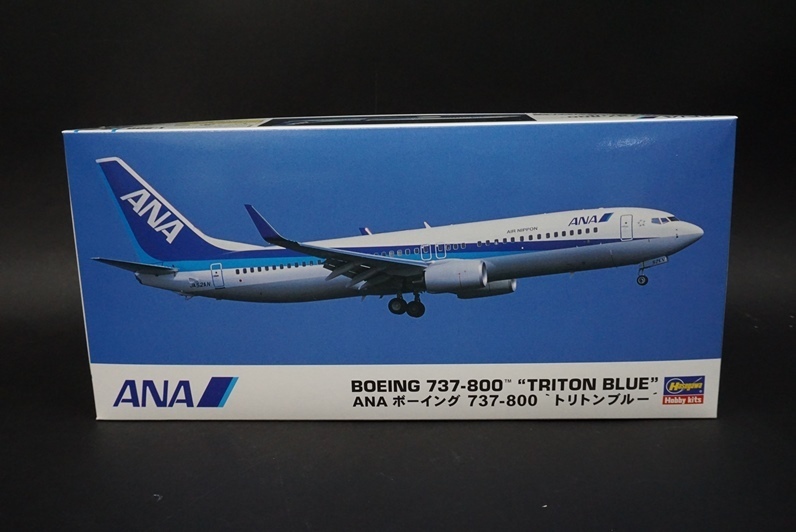 ハセガワ製 組立完成品 1/200 ANA B737-800 JA52AN ☆Hasegawa ハセガワ 1/200 B737-800 ANA トリトンブルー JA52AN