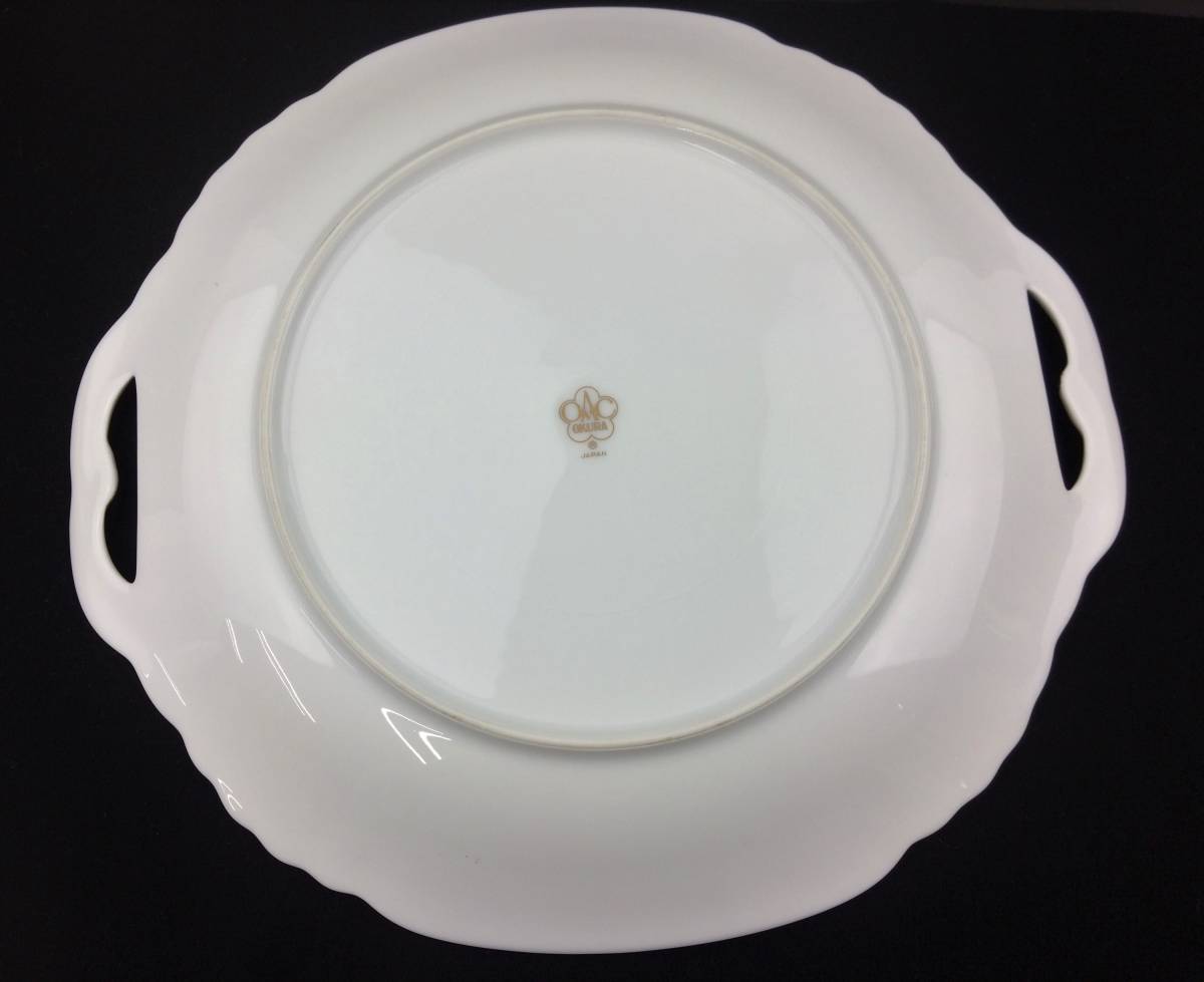 大倉陶園 ウィーンエリザベス BB プレート J/ OKURA 大倉陶園 薔薇 クイーンエリザベス Queen Elizabeth