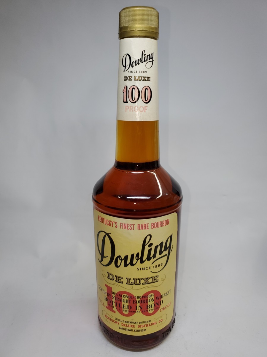 ダウリングデラックス 100 Dowling de luxe 8年バーボンウイスキー 古