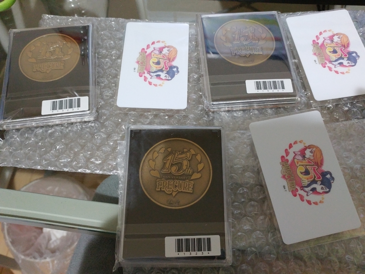 新品 非売品 エポスカード入会特典 ふたりはプリキュア 15周年記念メダル レプリカカード 3種セット の落札情報詳細 ヤフオク落札価格情報 オークフリー スマートフォン版