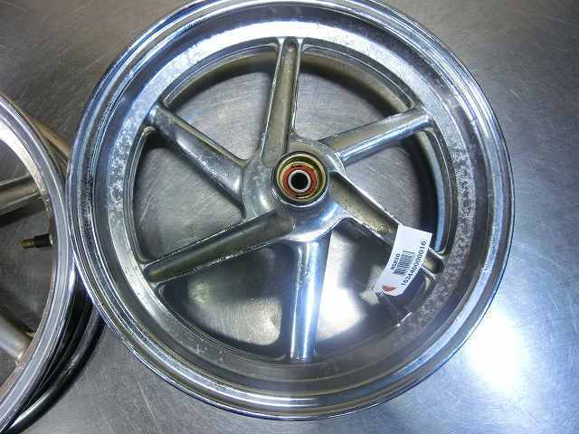 NSR50 エイプ NSF100 後期 前後 フロント リア ホイールセット