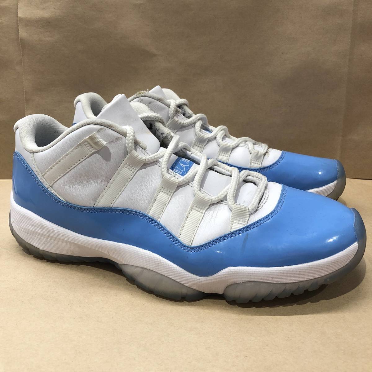 Us10 28cm Nike Air Jordan 11 Retro Low 5285 106 ナイキ エアジョーダン１１ レトロ ロー White University Blue 白 水色 の落札情報詳細 ヤフオク落札価格情報 オークフリー スマートフォン版