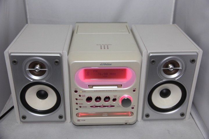 Victor UX-Q10 MDミニコンポ ピンク（JVCケンウッド Victor
