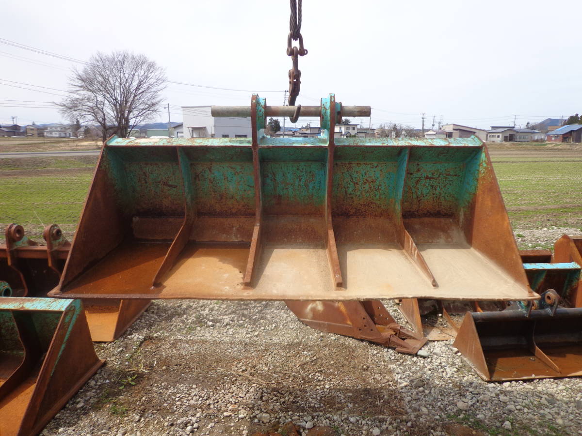 法面バケット☆のり面バケット、平バケット☆ピン径65㎜☆0.45など