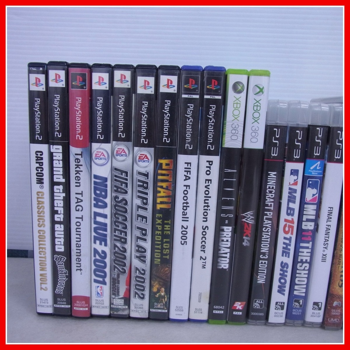 Ps2 Ps3 Psp Xbox360 海外版 ソフト ファイナルファンタジー13 マインクラフト 等 まとめて本 大量セット 箱付 の落札情報詳細 ヤフオク落札価格情報 オークフリー スマートフォン版