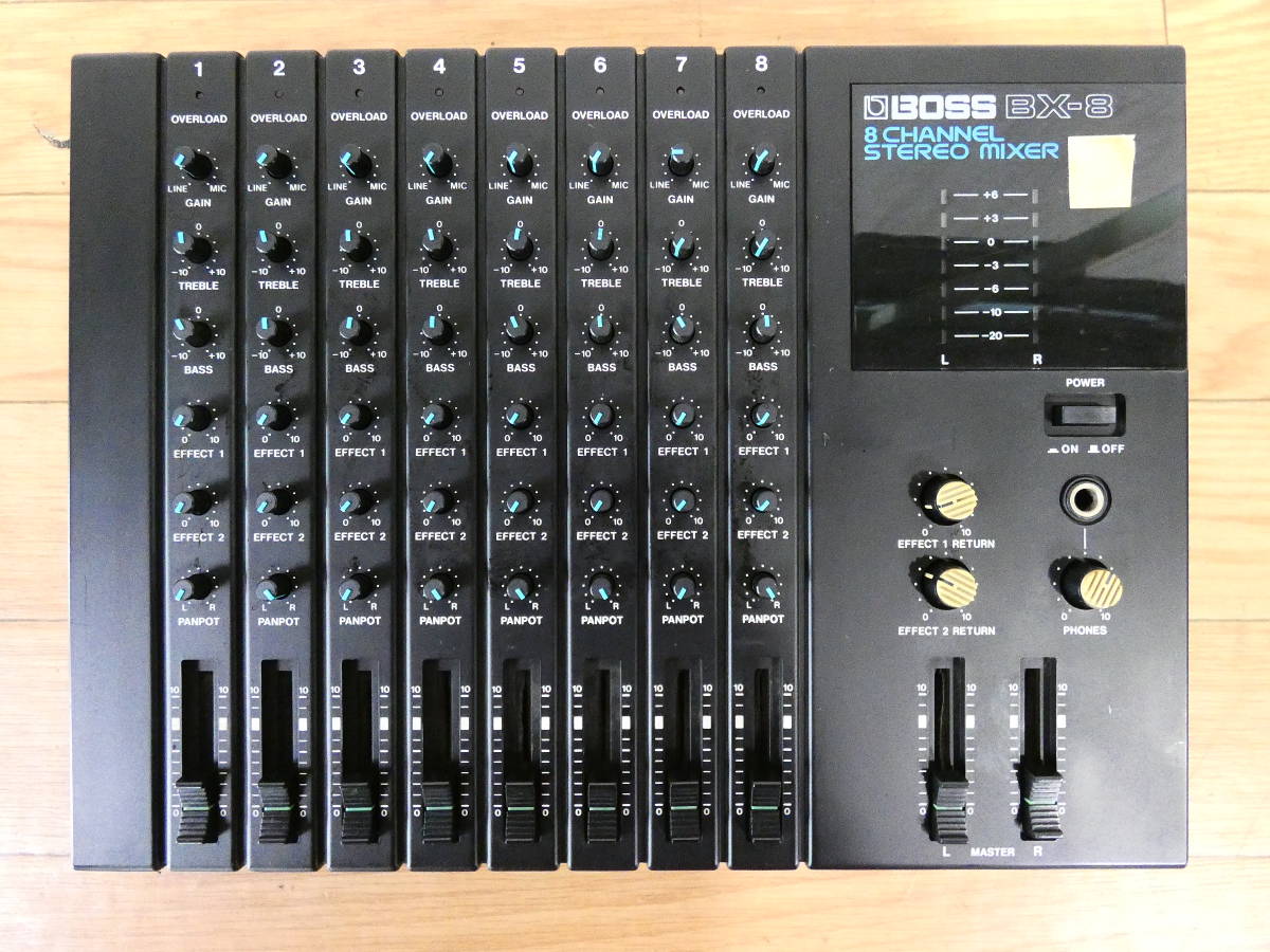 BOSS BX-8 8chステレオミキサー 音響機器 機材 ※ジャンク扱い @80