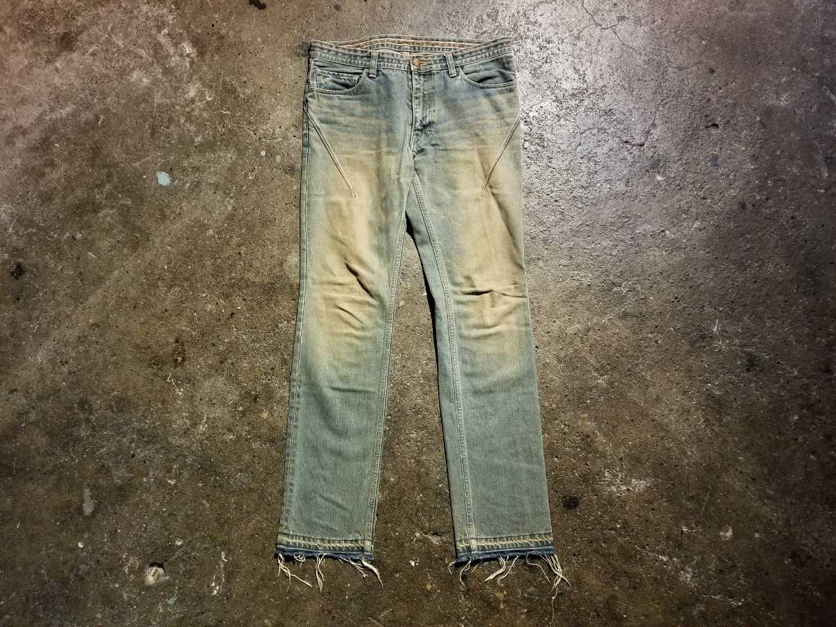n(n) by NUMBER(N)INE 07ss 顔料染 ダメージ加工デニム 2007ss 