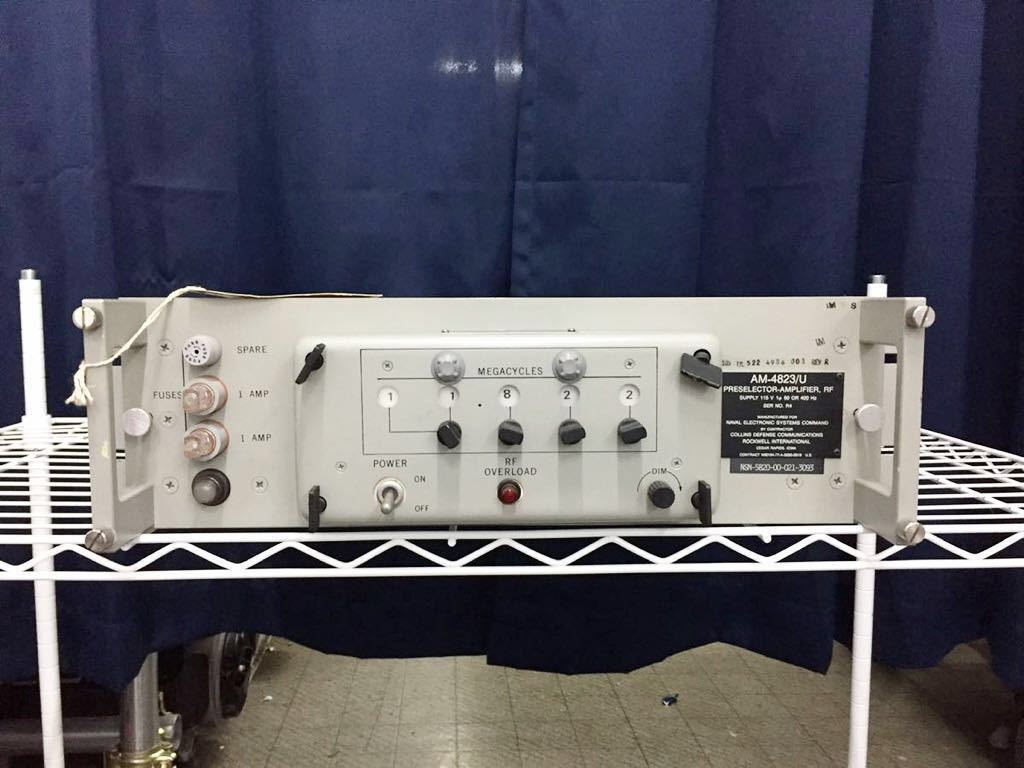 コリンズ 軍用プリセレクターアンプ AM-4823(J920smxY)