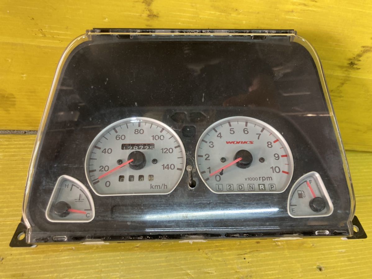 CA72V アルトワークス ホワイトメーターAssy