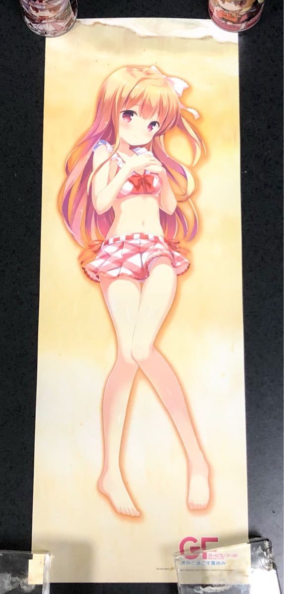 ガールフレンド（仮） キャラポスコレクション 朝比奈桃子 QP:flapper ガールフレンド(仮) お風呂ポスター 朝比奈桃子 水着 ロリ 美少女 QP