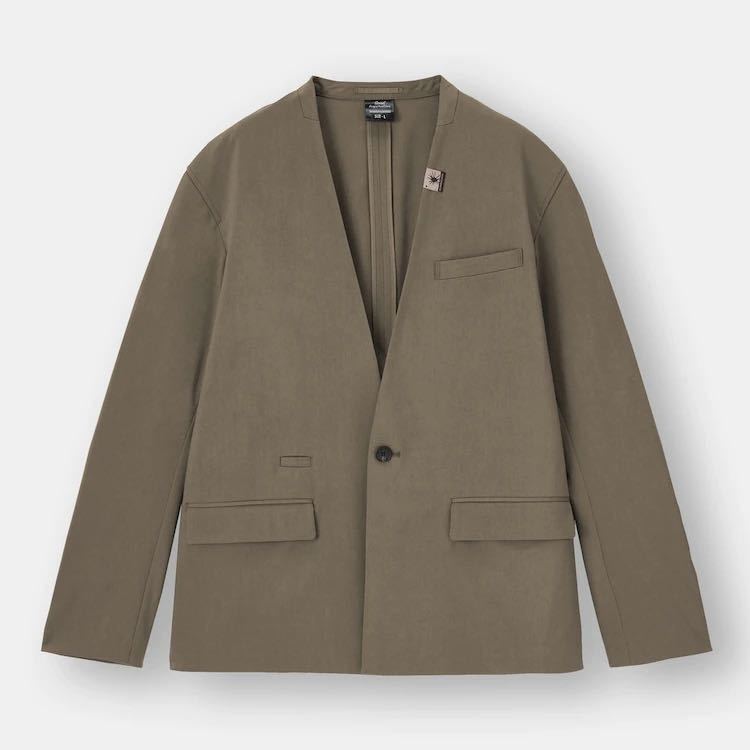 GU×MIHARA YASUHIRO ノーカラージャケット＆テーパードトラウザー