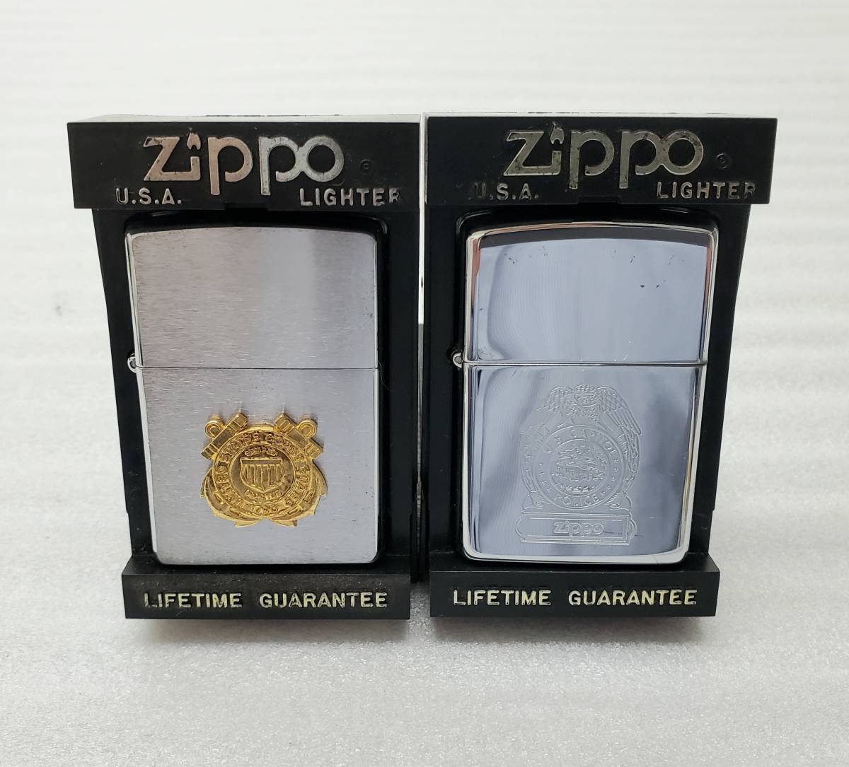 新品 Zippo ジッポ オイルライター 2個 United States Coast Guard1790 Us Capitol Police ケース入り 未使用 の落札情報詳細 ヤフオク落札価格情報 オークフリー スマートフォン版