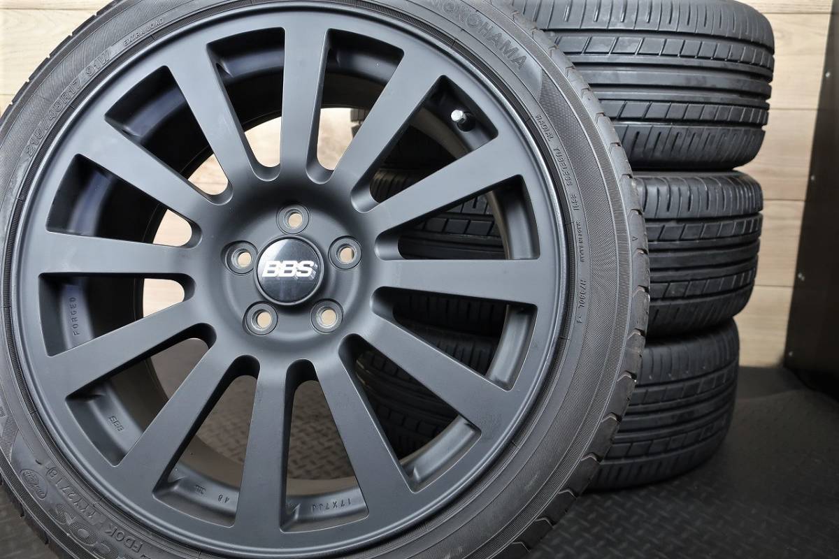 鍛造!!FORGED♪BBS RV722 7J+48♪215/45R17♪PCD100♪レガシィBRZ