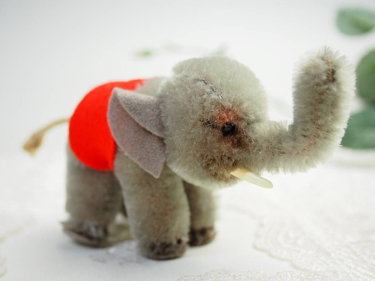 シュタイフ★Elephant 7cm★エレファント/最小サイズの子象さん/ゾウ 送料無料☆シュタイフ☆Elephant 7cm☆エレファント/最小サイズ