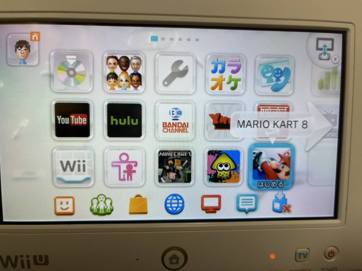 1円 すぐに遊べる 任天堂 Wiiu 本体 セット マリオカート8 セット シロ 32gb Dlソフト スプラトゥーン マインクラフト の落札情報詳細 ヤフオク落札価格情報 オークフリー スマートフォン版