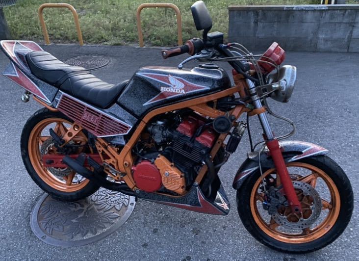 再塗装ベース　CBR400F 一型外装セット CBR400F 1型カラー 外装セット タンク フェンダー サイドカバー