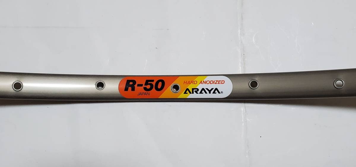 ARAYA R-50 ブラックアノダイズ ホイールセット