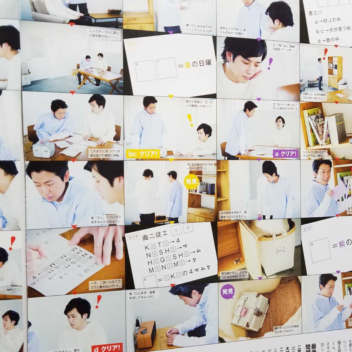 嵐 non-no 連載 アラシブンノニ Vol.110 「ダッシュツノアラシ」大野智