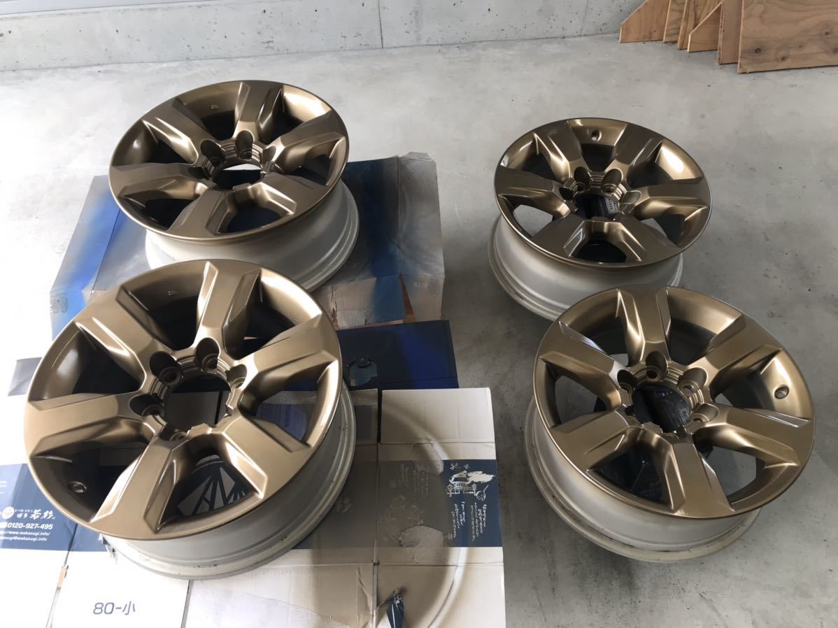 新車外し TOYOTA トヨタ 150系ランクルプラド 後期 純正ホイール 17