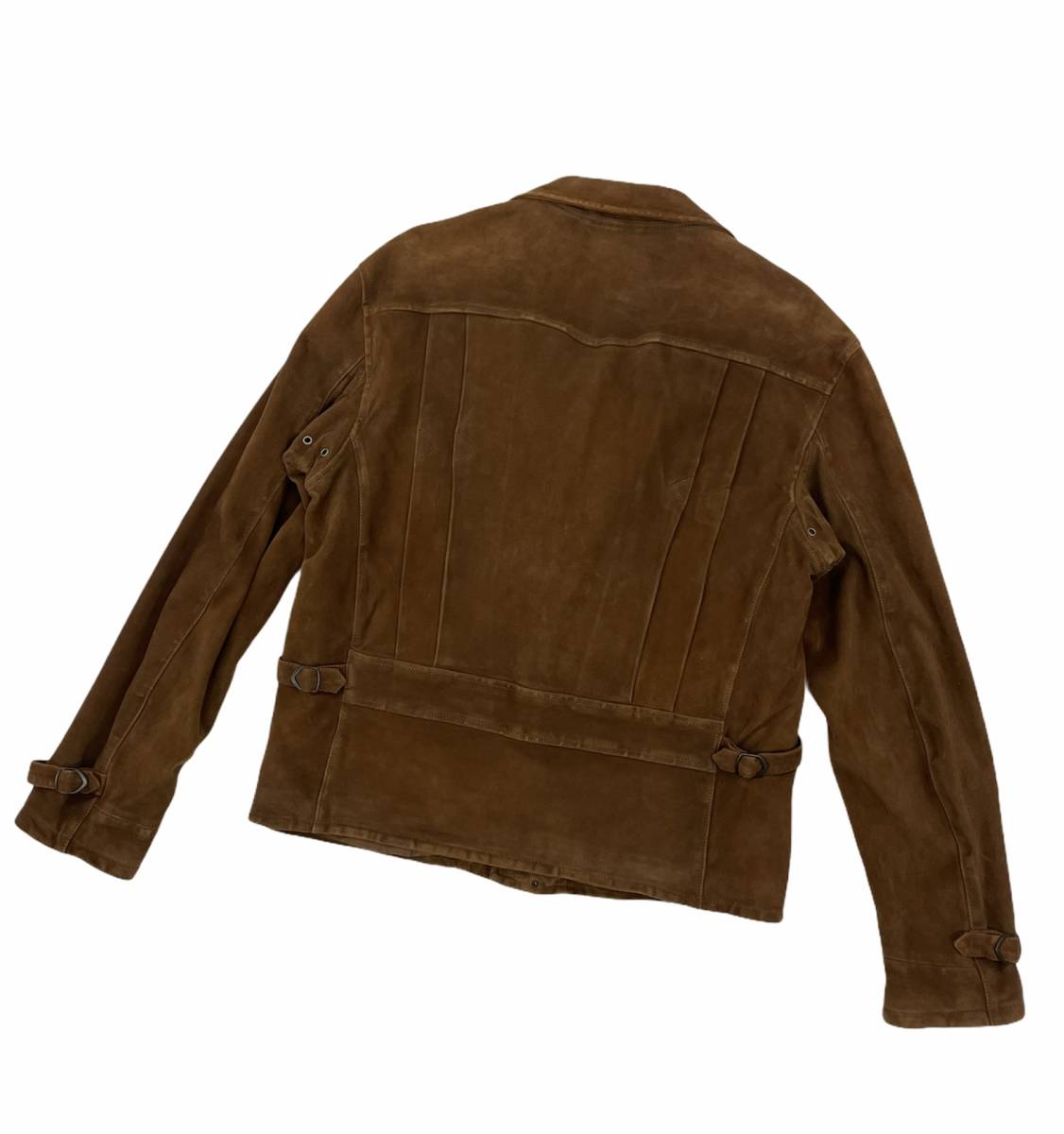 Polo by RalphLauren レザージャケット ライダース ブルー POLO RALPH