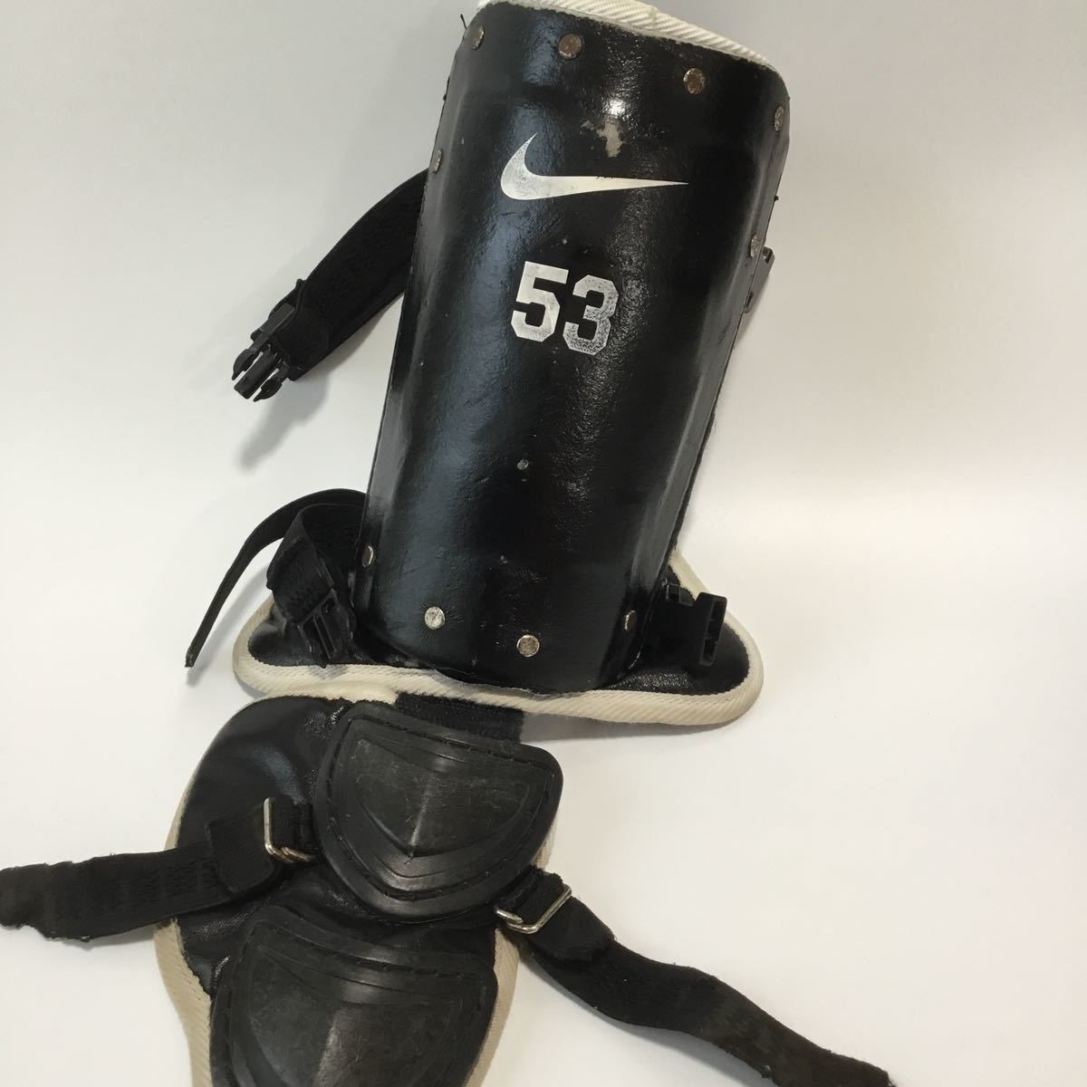プロの支給品フットガード ナイキ NIKE プロ支給 ＃53 フットガードの落札情報詳細 - Yahoo