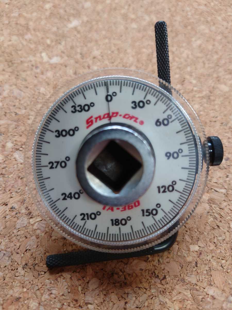 Snapon TA360 1/2ドライブ トルクアングルゲージ 希少モデル 良好 TORQUE ANGLE GAUGE スナップオンの落札
