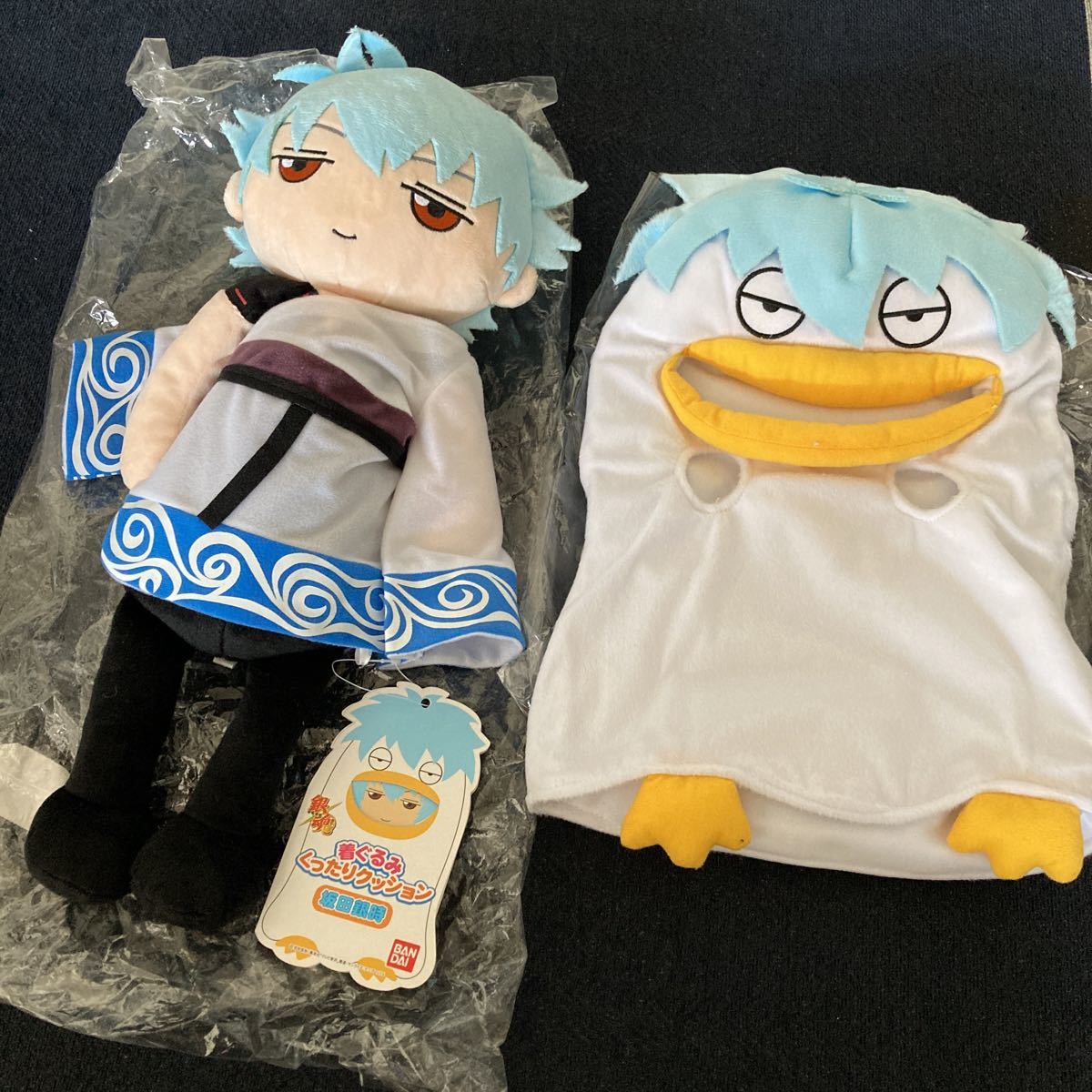 銀魂 坂田銀時 着ぐるみ くったりクッション エリザベス ぬいぐるみ 銀魂 着ぐるみくったりクッション ぬいぐるみ 坂田銀時