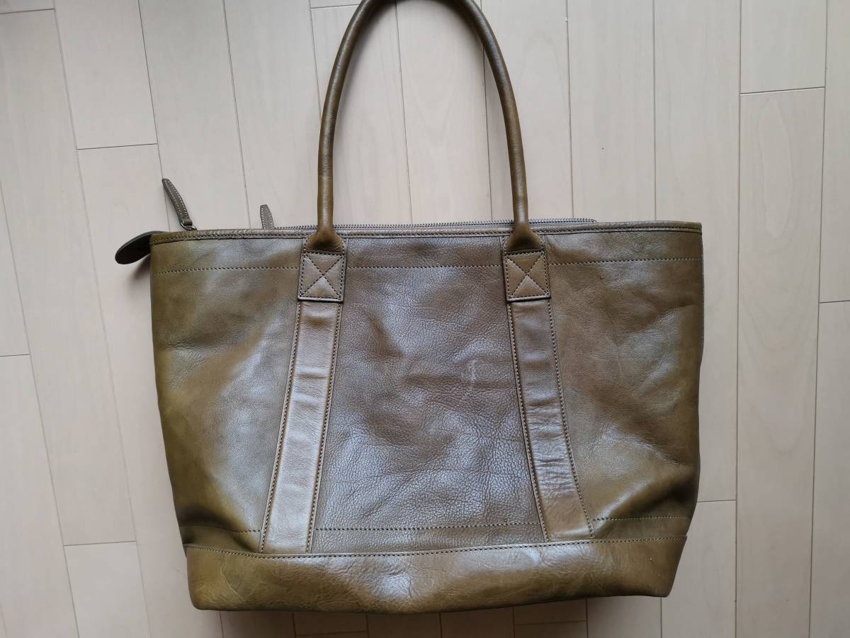 土屋鞄 ビークル ラージストックトート ヴィンテージオリーブ