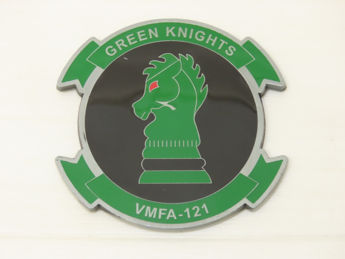 GREEN KNIGHTS 記念コイン F-35B LIGHTNING II F-35B Lightning 2 VMFA 121 