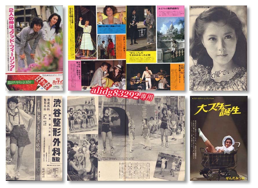 ちあきなおみ 大原麗子 ピンクレディー 田村正和 キャンディレイ 週刊平凡 1978年5月25日号 の落札情報詳細 ヤフオク落札価格情報 オークフリー スマートフォン版
