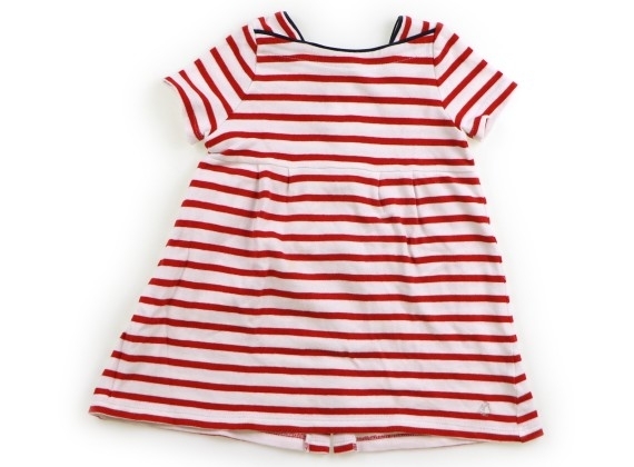プチバトー Petit Bateau ワンピース 80 女の子 白 赤 ボーダー 子供服 ベビー服 キッズ の落札情報詳細 ヤフオク落札価格情報 オークフリー スマートフォン版