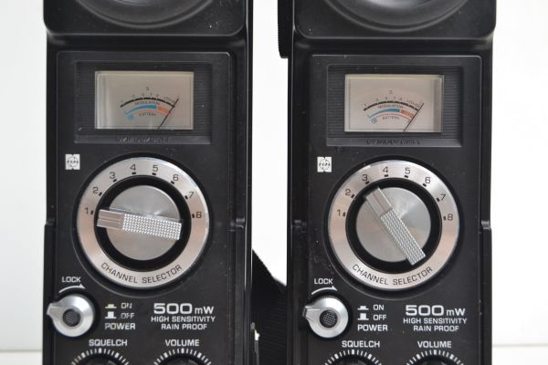 nationaナショナルのレトロなトランシーバー2個セット