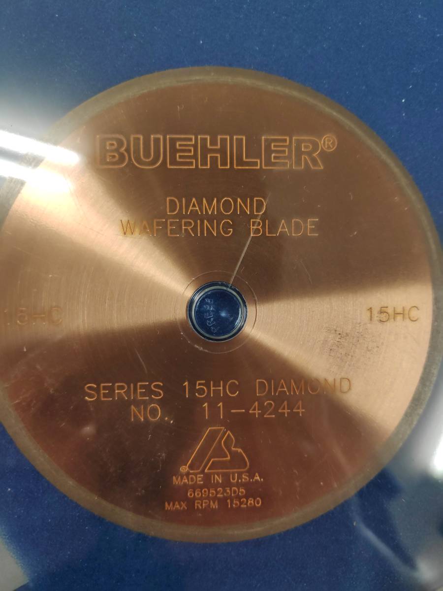 【未使用】BUEHLER / DIAMOND WAFERING BLADE / ダイヤモンド ウェハリング ブレード / 15 HC DIAMOND (低速精密切断機用 ISOMET)の落札