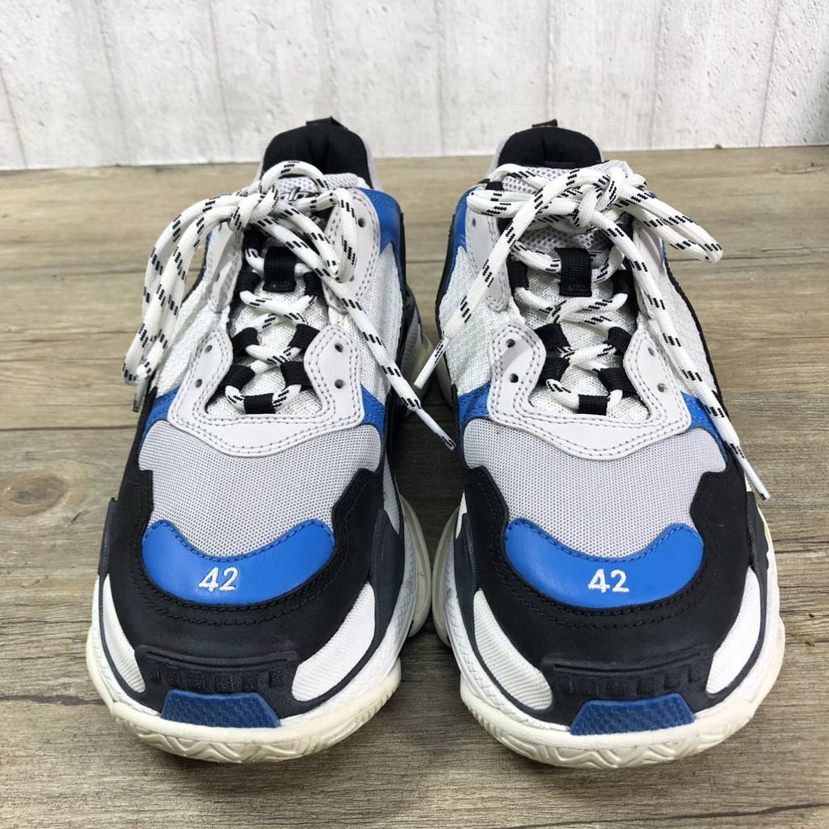 傷や汚れあり】1スタ BALENCIAGA バレンシアガ TRIPLE S トリプルエス